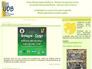 Sur le site de l'UDB Lorient