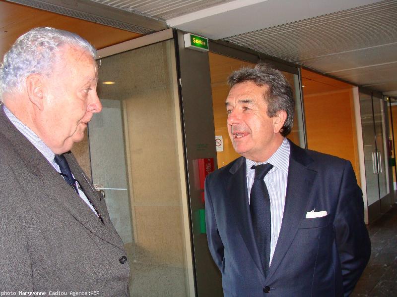 Jean-Yves Bourriau avec Alain Esnault. (Encore d'autres photos : cliquer ci-dessous au milieu).