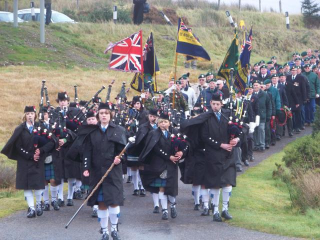 Fort William en Écosse non loin du camp des commandos où chaque année un hommage leur est rendu.
