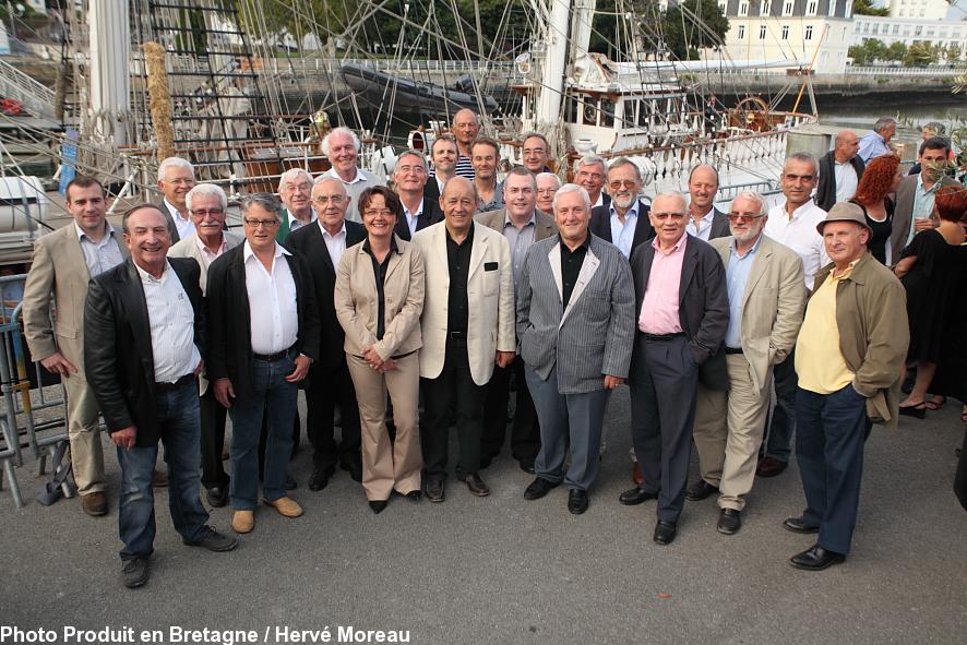 Une partie des membres d'honneur était présente lors de la soirée Produit en Bretagne au Festival Interceltique  le 6 août dernier  pour l'annonce officielle de la formation de ce Comité.