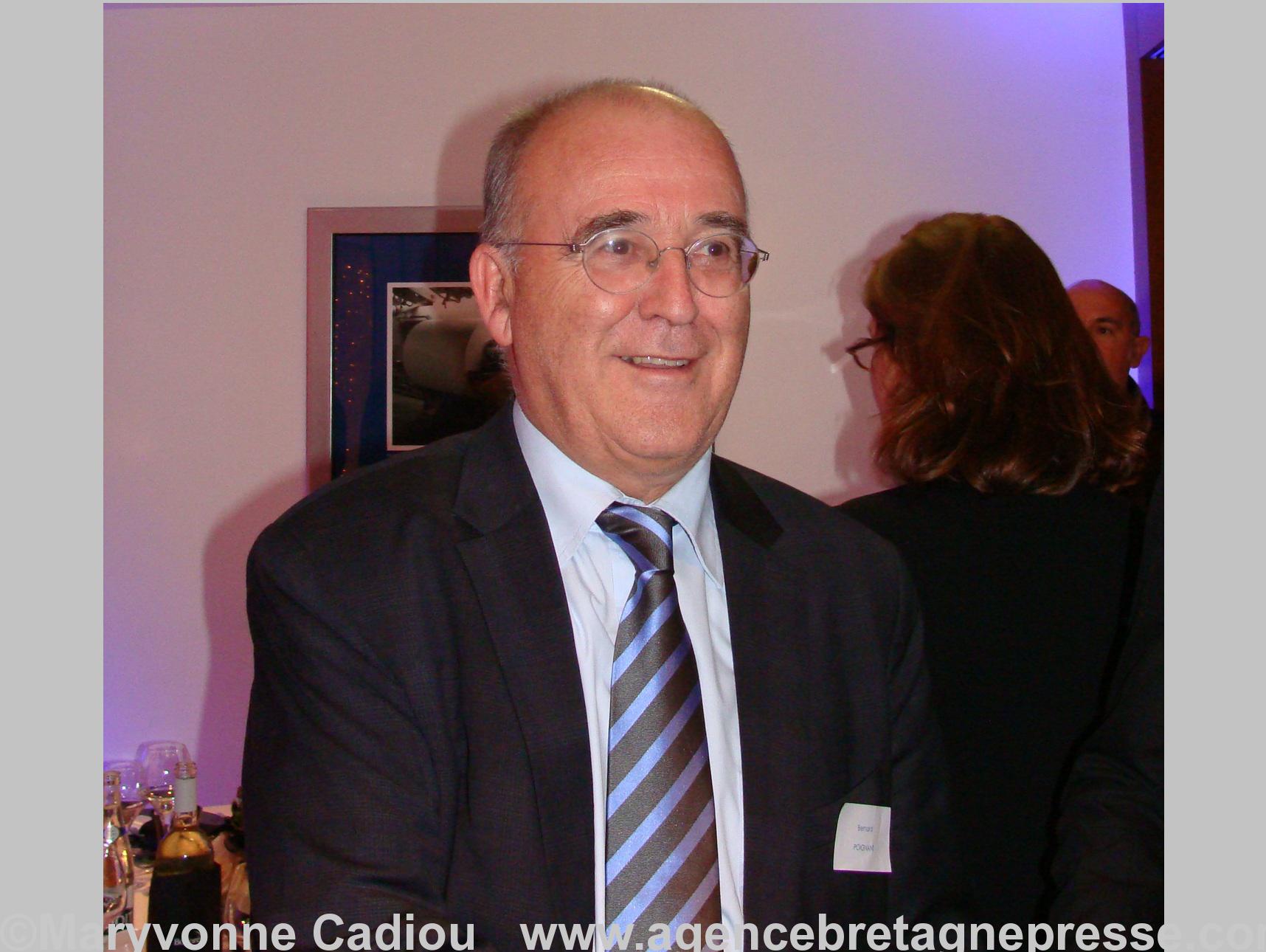 Bernard Poignant à un dîner celtique au siège de Bolloré le  17 nov. 2009 à Puteaux (92).
