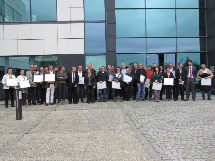 Les médaillés bretons du 120ème Concours Général Agricole.