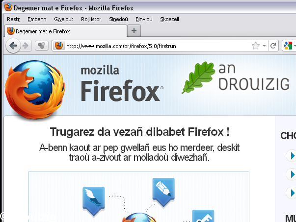 Mozilla Firefox e brezhoneg  handelv 5.0