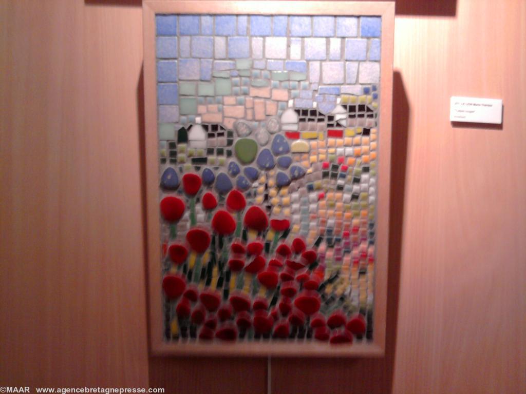 Marie Thérèse Le Lion mosaïque Le champ de tulipes