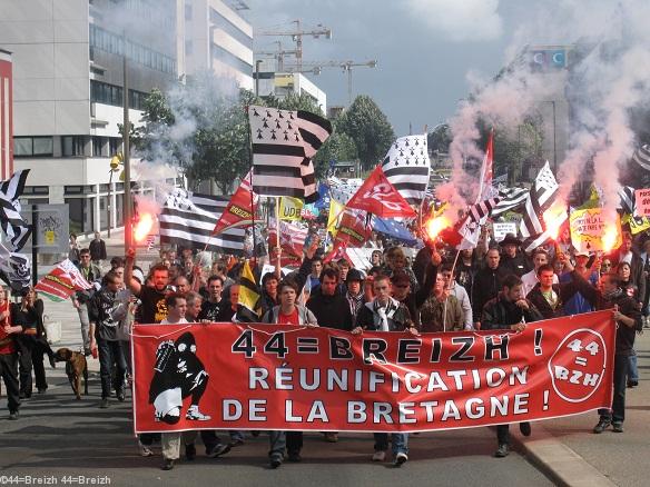 Lors de la manifestation à Nantes le 18 juin 2011.