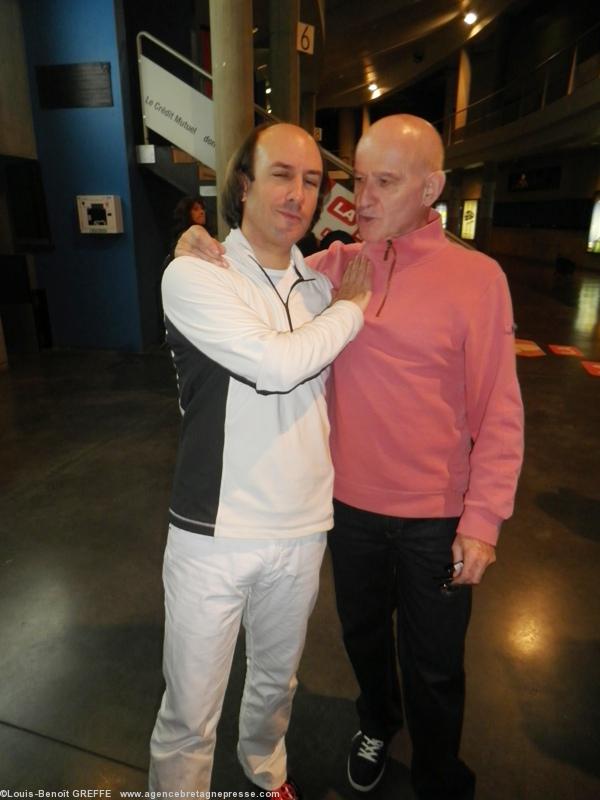 Carlos Nuñez et dan Ar Bras infatigables artistes du Poulpe Tour.