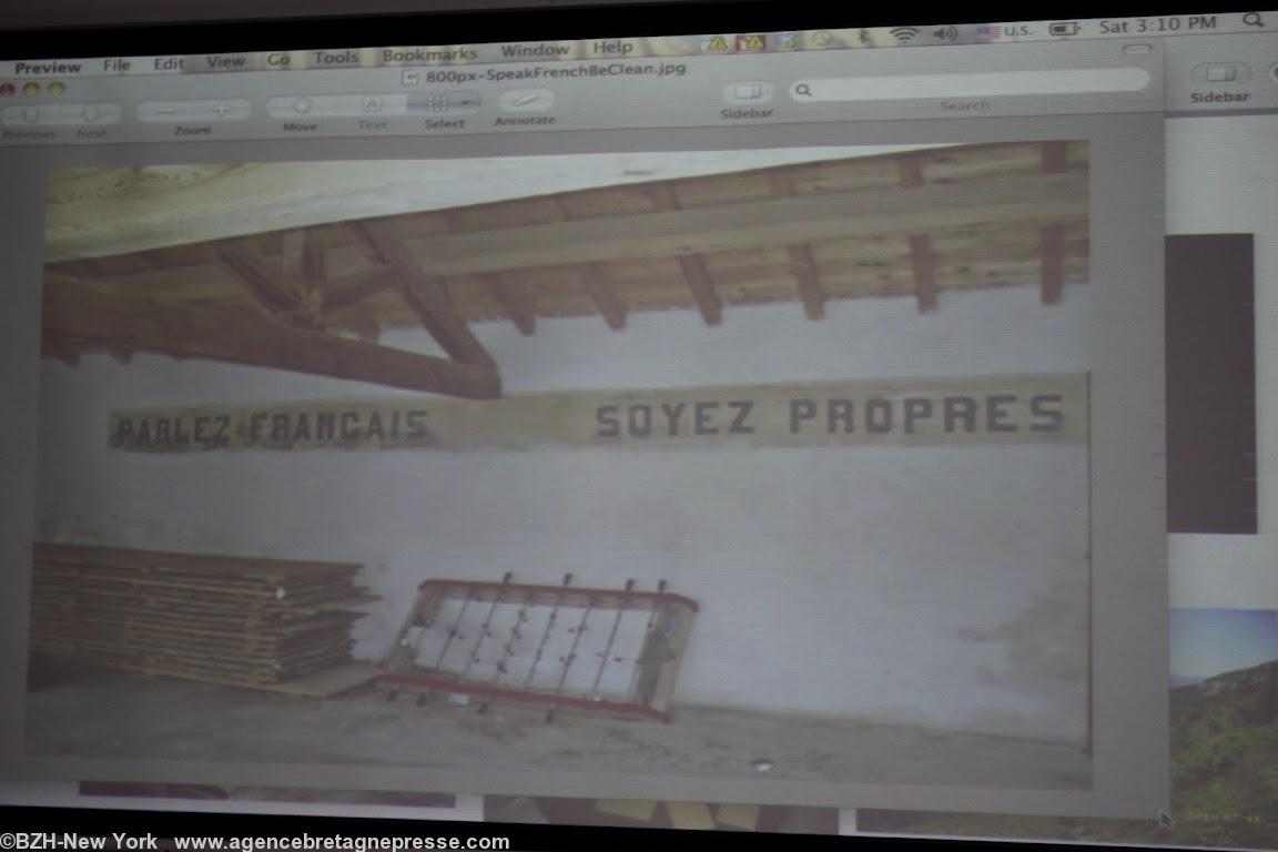 Breton speaking people were prosecuted in France : in schools it was forbidden to speak breton as well as spitting on the floor.