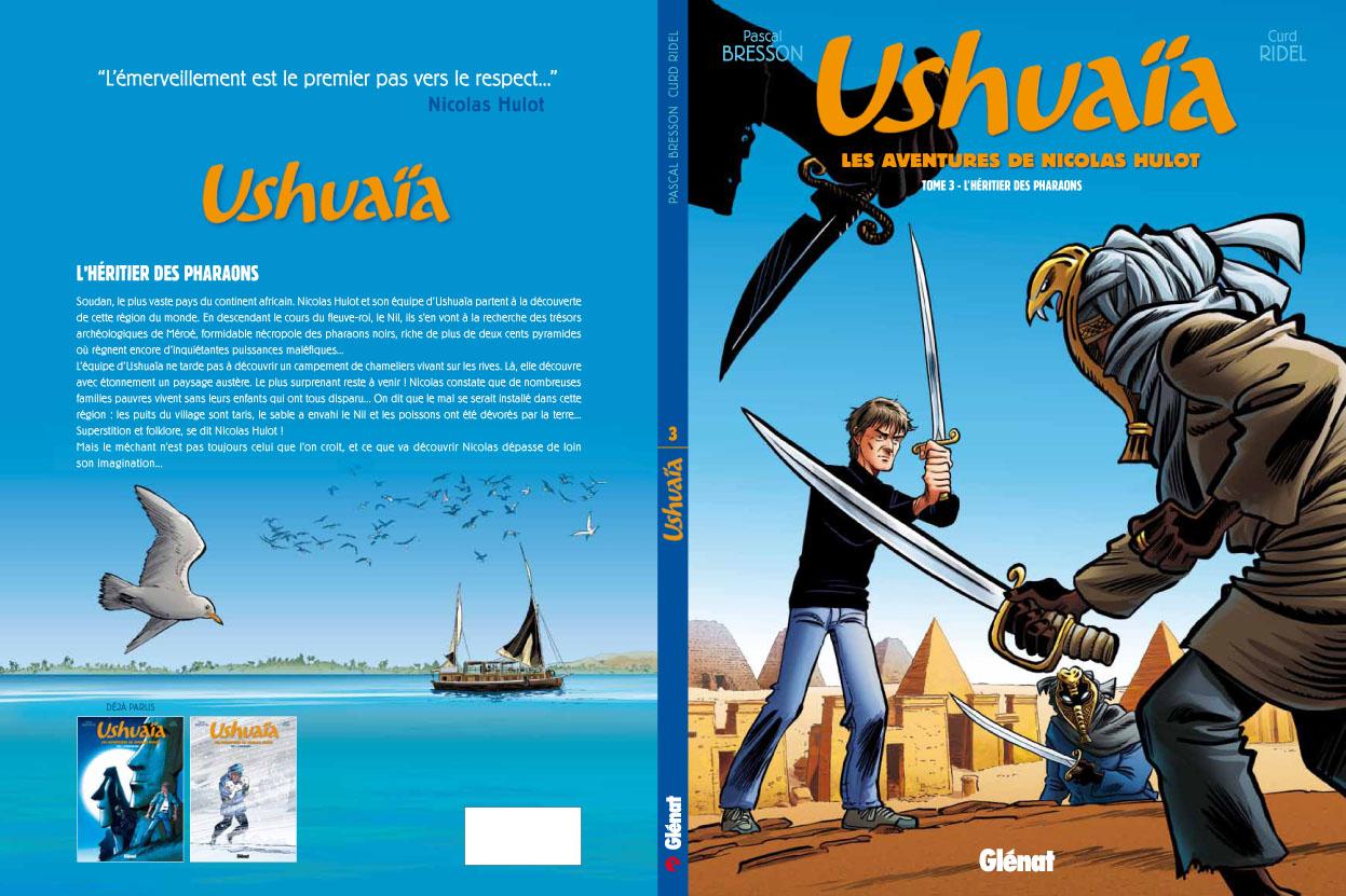 Dos et couverture du T.3 à paraître.
Editions Glénat