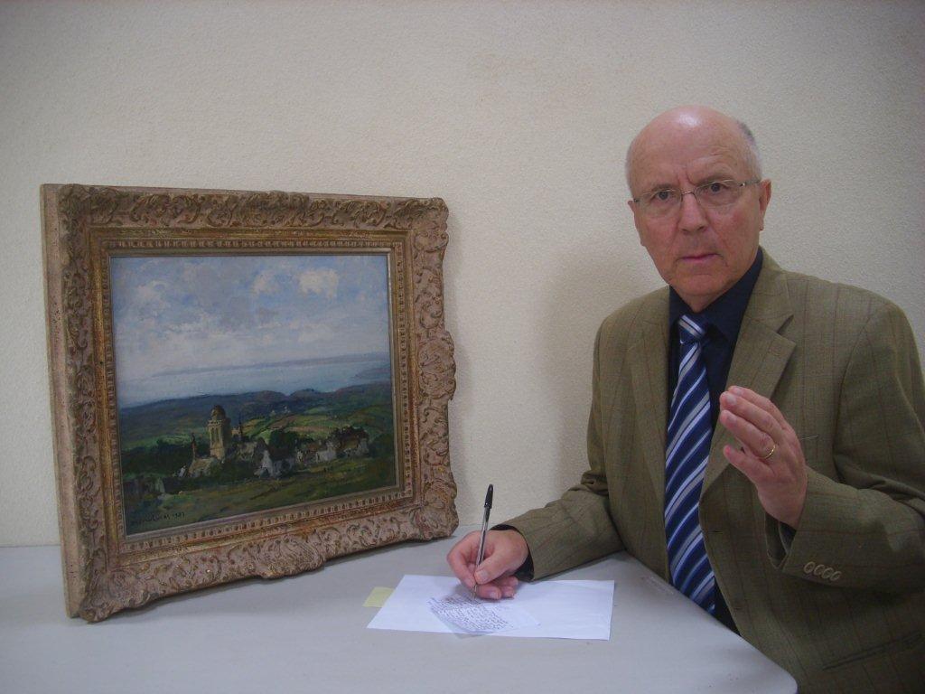 Bernard le Floc'h analyse une vue de Locronan