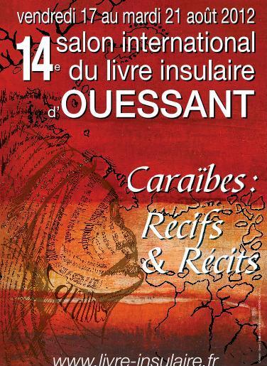 affiche salon du livre insulaire Ouessant 2012