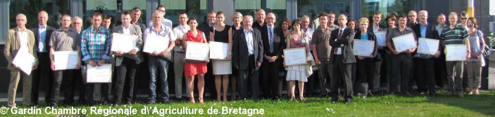 Cérémonie de remise des diplômes du CGA 
2012 aux lauréats bretons