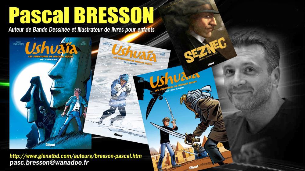 Pascal Bresson, auteur des aventures de Nicolas Hulot en BD, présent au salon 