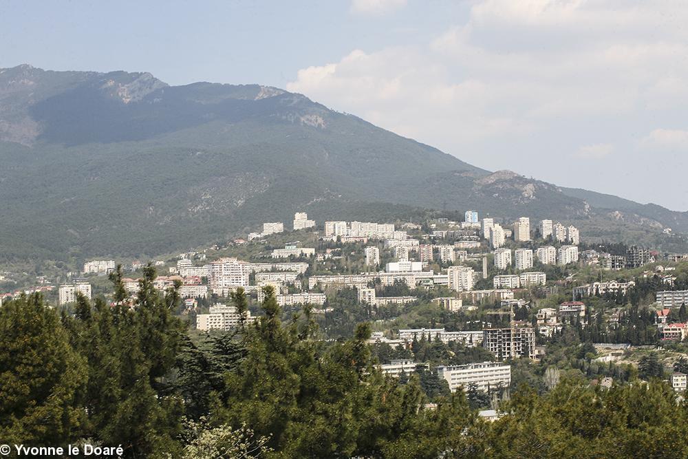 Vue des collines de Yalta
