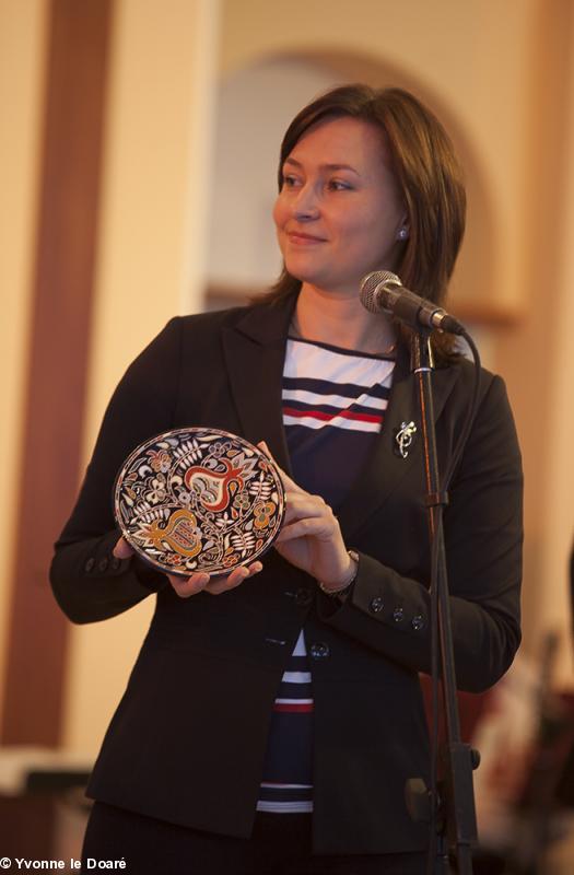 la Ministre de la Culture de la République autonome de Crimée, Aliona Plakida
