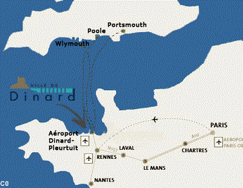 Comment se rendre à Dinard.