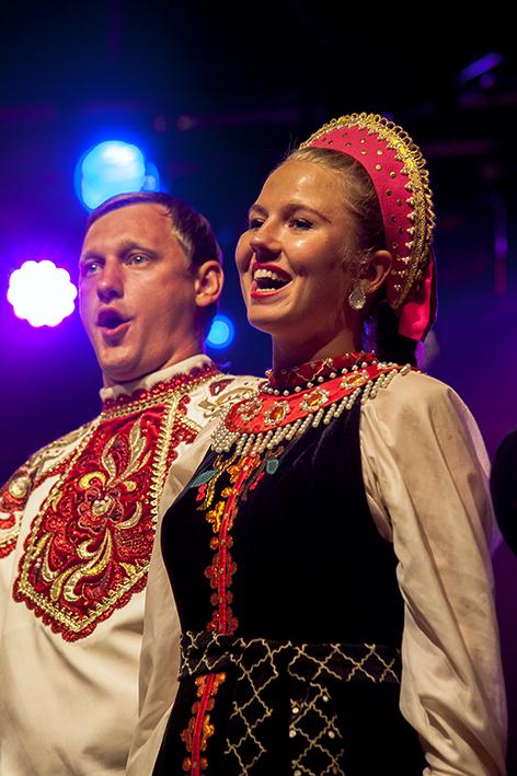 Chanteurs du groupe d'Etat d'Omsk, Sibérie