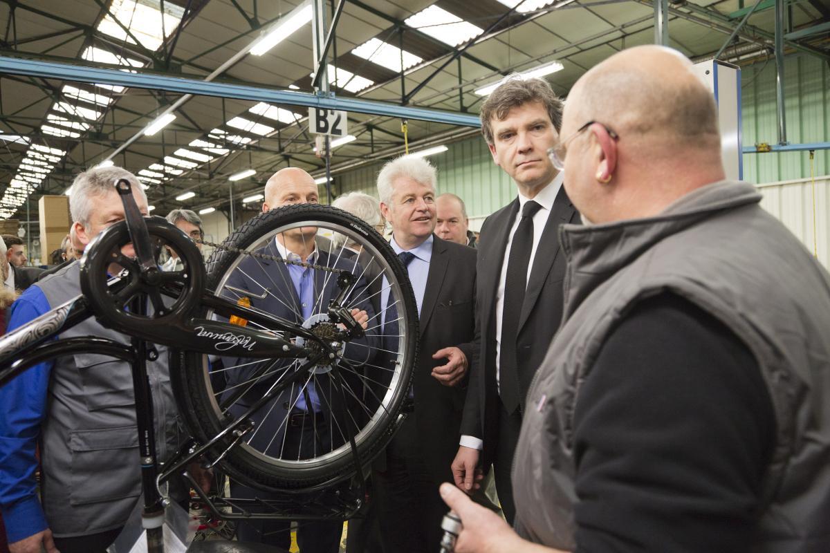 À la Manufacture Française du Cycle de Machecoul le 24 février 2014. Crédit photo © Paul Pascal et © Conseil général de Loire-Atlantique.