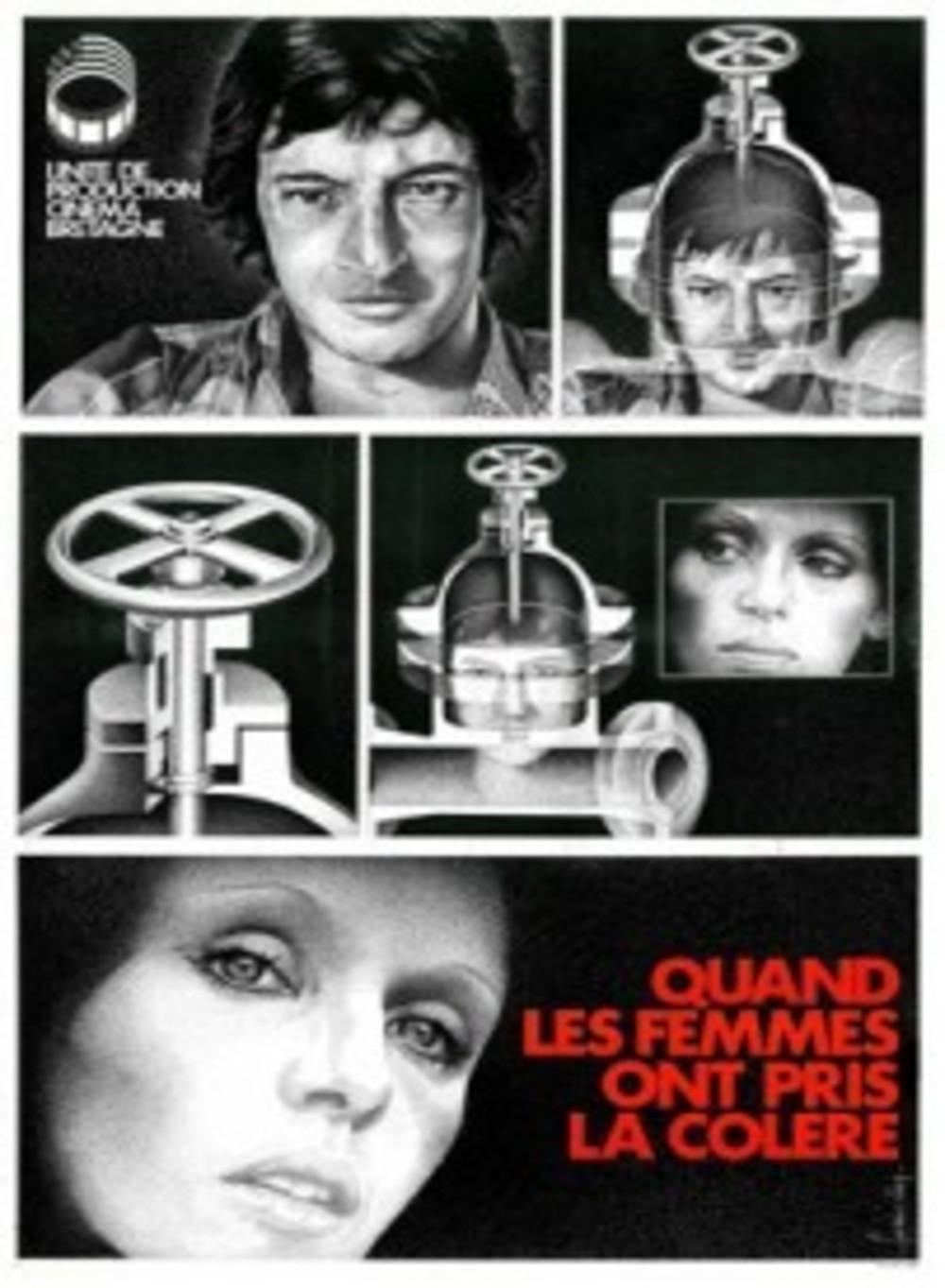 Affiche du film <i>Quand les femmes ont pris la colère</i>. De René Vautier et Soazig Chappedelaine, 1976.