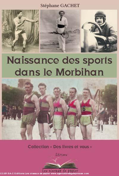 Couverture du livre "Naissance des sports dans le Morbihan"