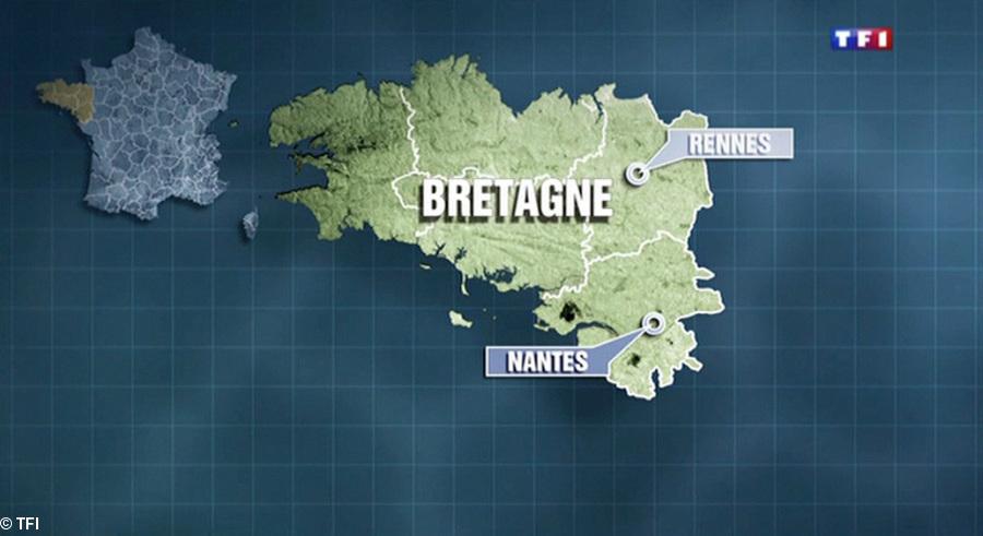 44=Breizh au journal télévisé de 13 h de TF1 au sujet de la manifestation pour la réunification 