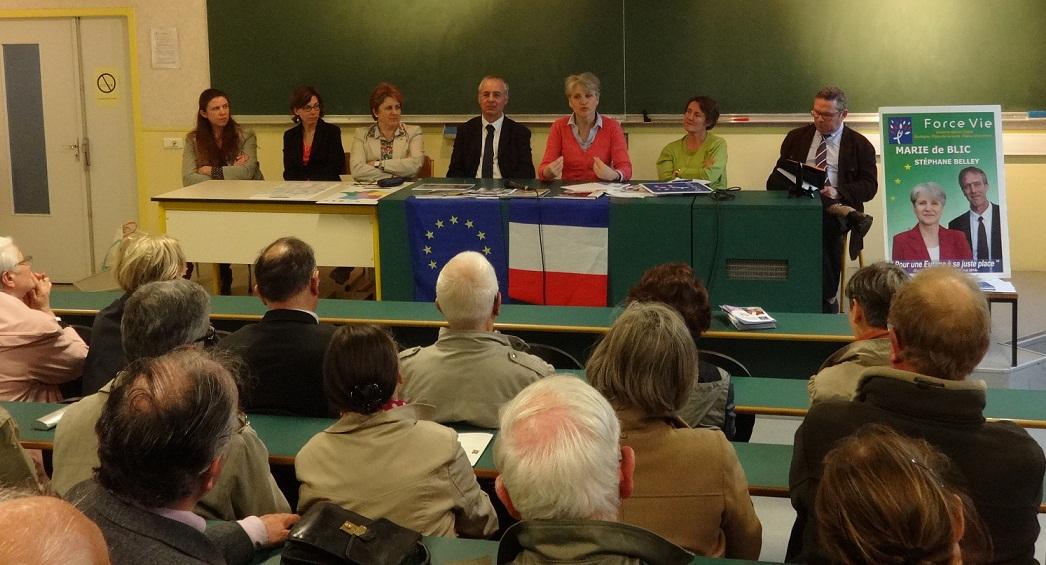 réunion électorale Force Vie