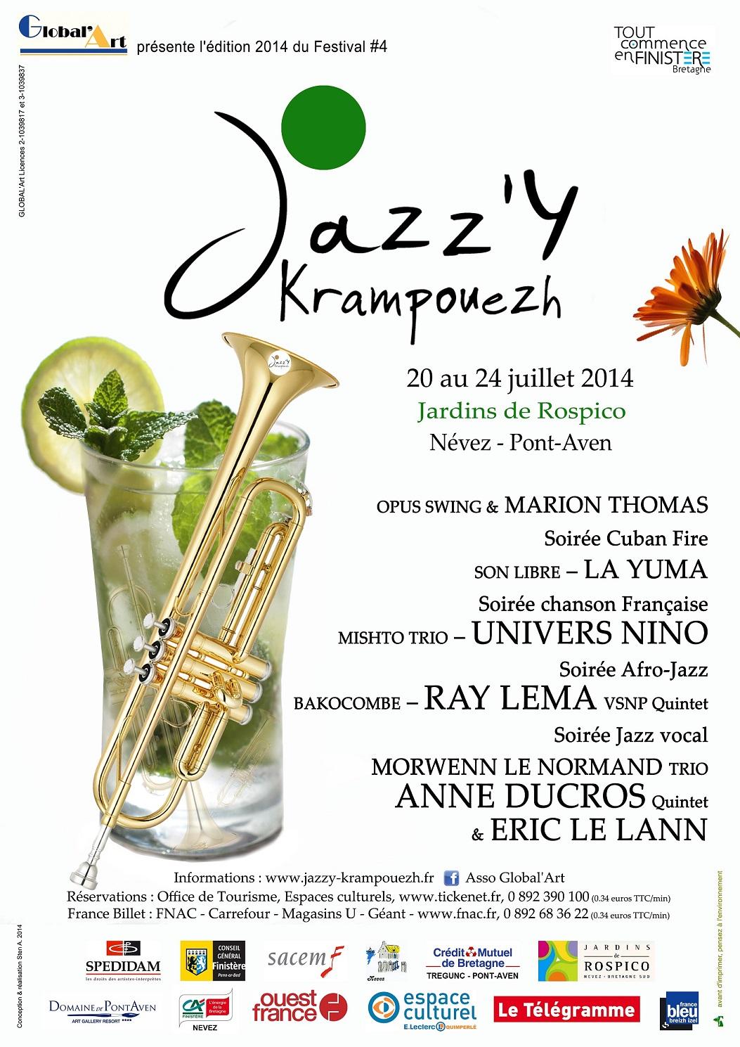 Visuel du festival Jazz'y Krampouezh 2014