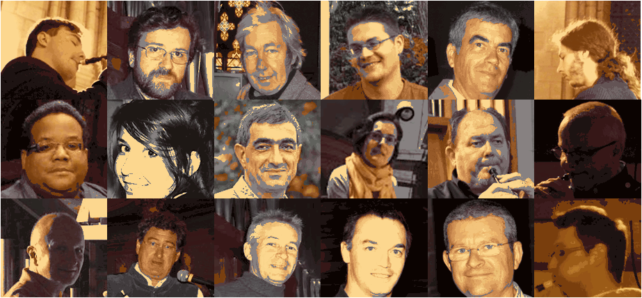 Participants au concours bombarde et orgue de Chantepie 2014