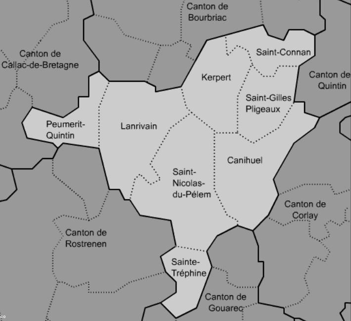 Carte du canton.