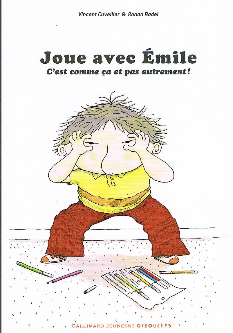 Couverture du livre d'activités Emile, chez Gallimard