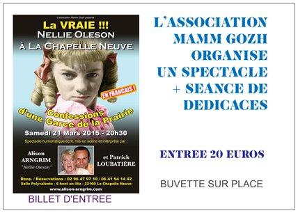 affiche du spectacle