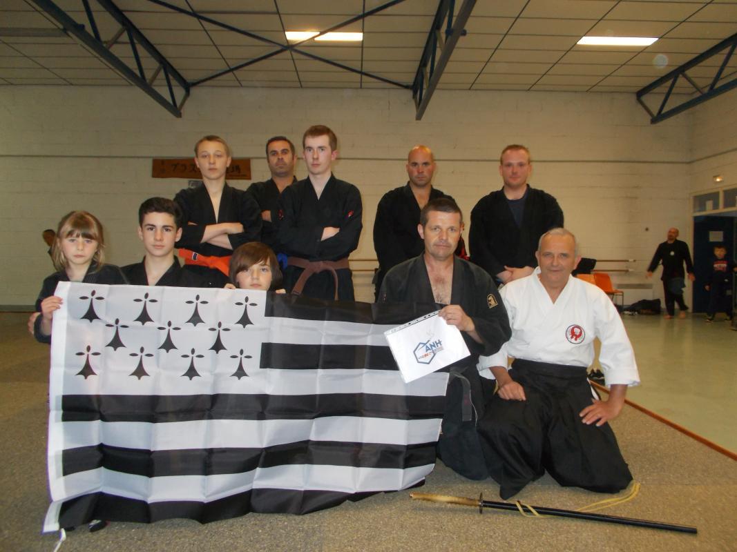 Le Nin Jutsu Saint Brieuc lors de la Nuit des Arts Martiaux.