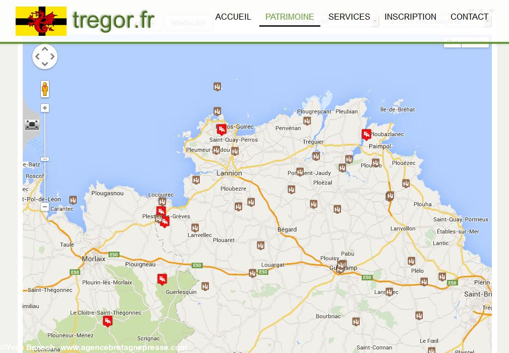 Tregor.fr , un guide touristique sur votre smartphone