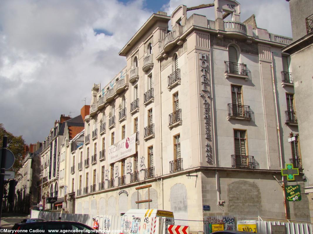 Hôtel Duchesse Anne de Nantes. Le chantier actuellement, ph. du 14 septembre 2015.