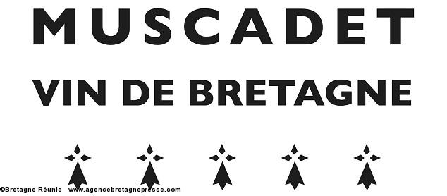 Banderole Muscadet vin de Bretagne.