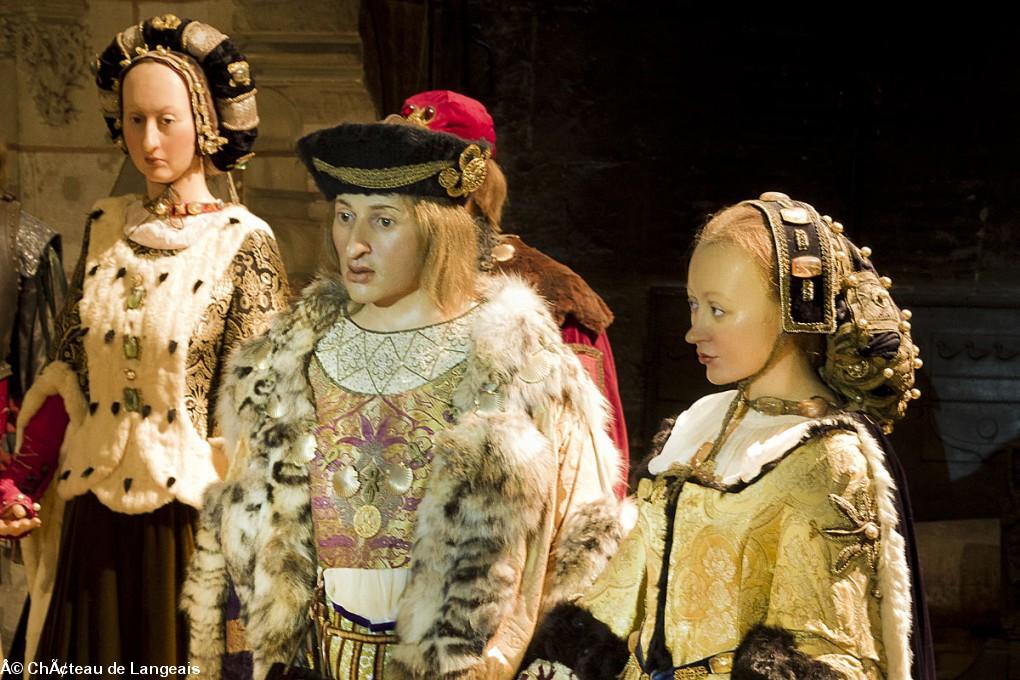 Reconstitution historique du mariage d'Anne de Bretagne avec Charles VIII par Daniel Druet.