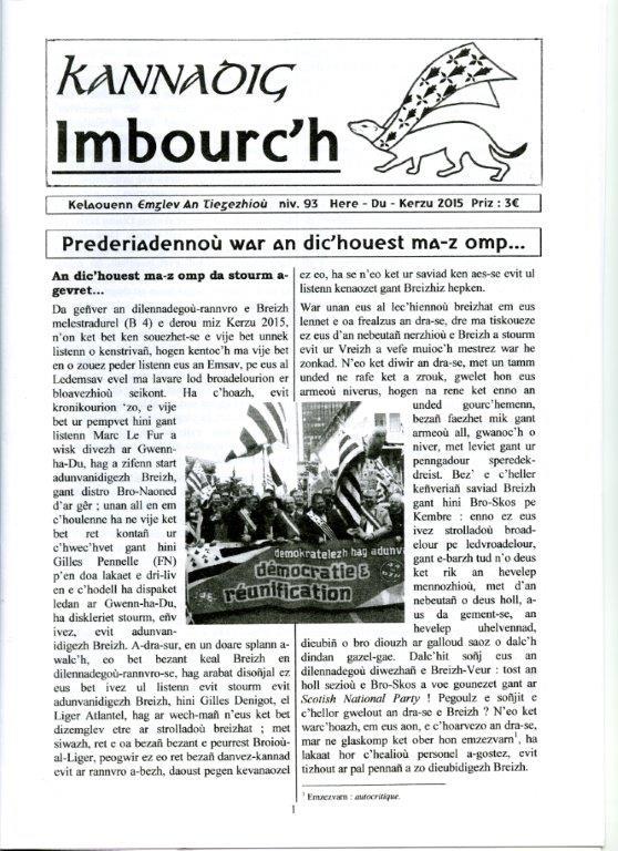 Kannadig Imbourc'h 93 (golo)