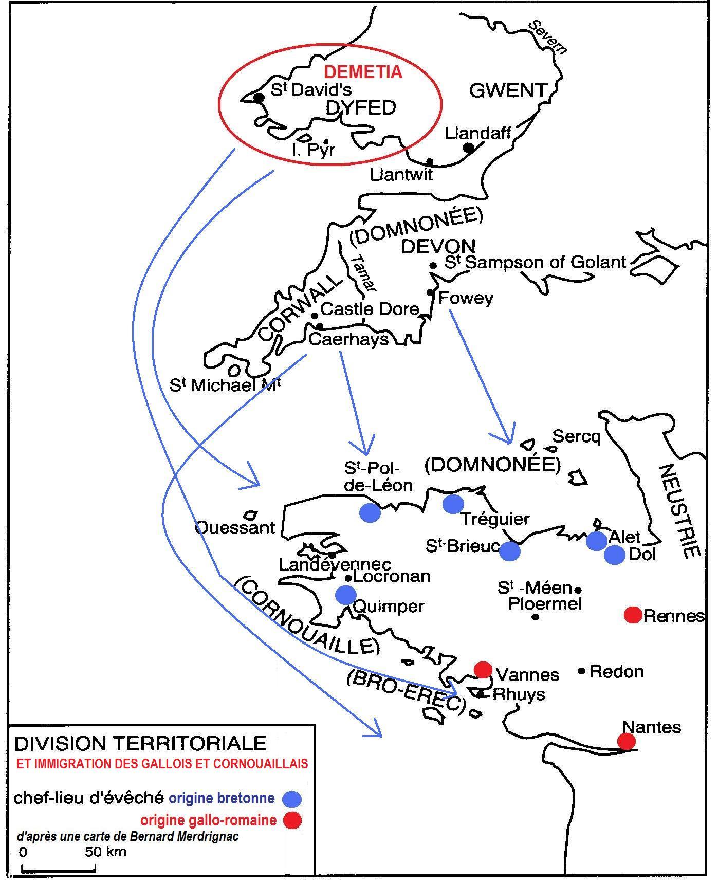 Carte établie par Raphael Valery pour le CHB-KIB.