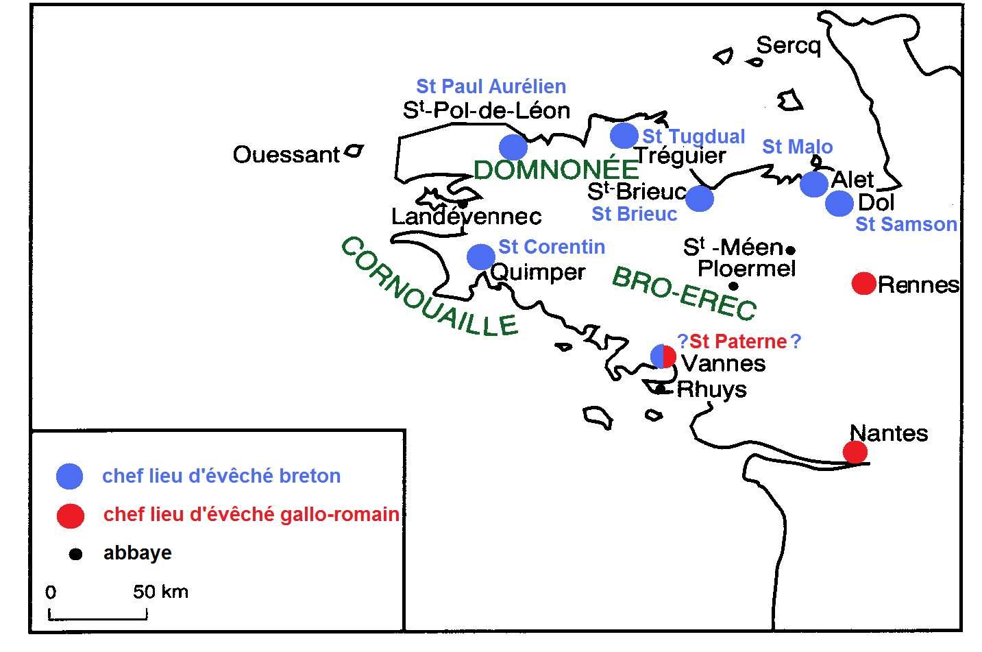 Carte établie par Raphael Valery pour le CHB-KIB.