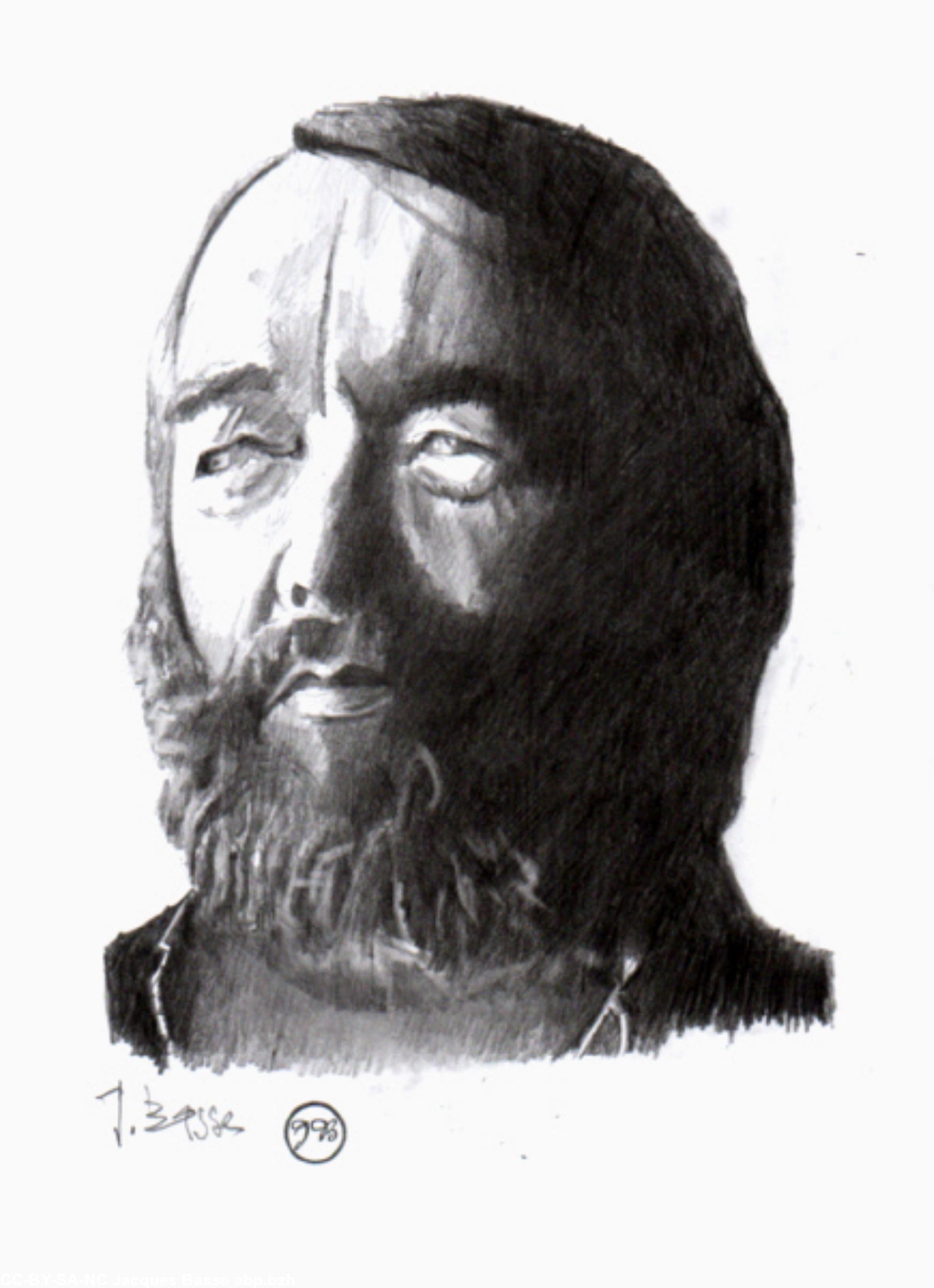 Portrait d'Alain Jégou par Jacques Basse