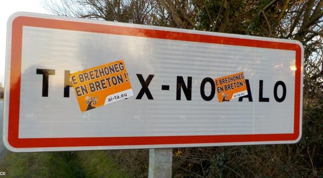 theix-noyalo nouvelle commune fusion de theix et de Noyalo qui abandonne la langue bretonne !