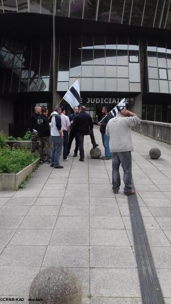 Le 13 mai 2016 devant la Cité Judiciaire de Rennes