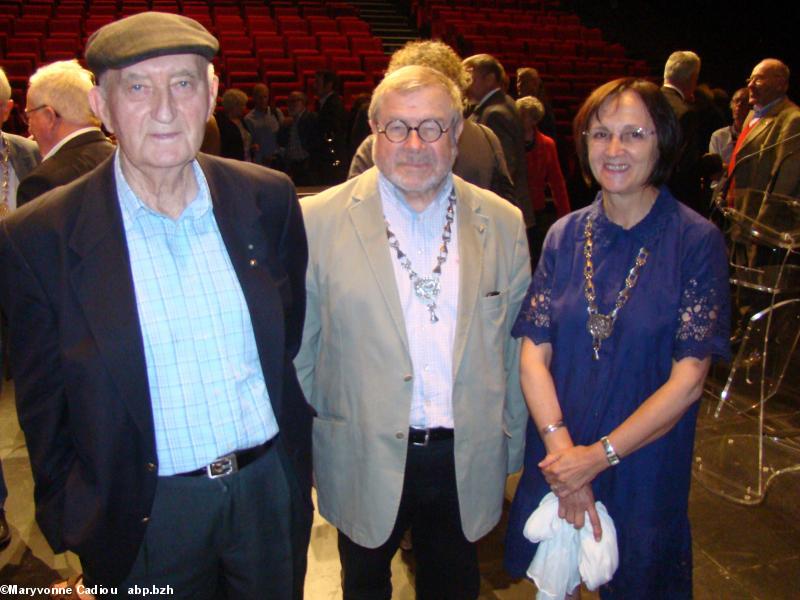 Yvon Morvan (2012), Yann Goasdoue (2004) et Yvonig Le Merdy (2012).