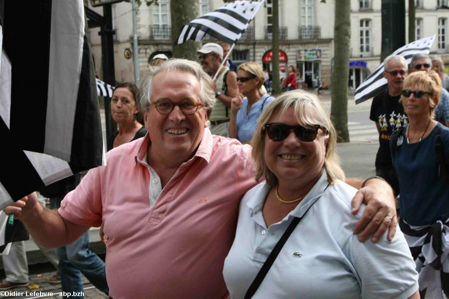 La Breizh Manif 2016 : en couple et avec le sourire.