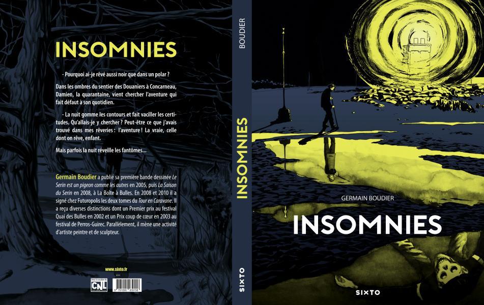 Couverture du roman graphique Insomnies