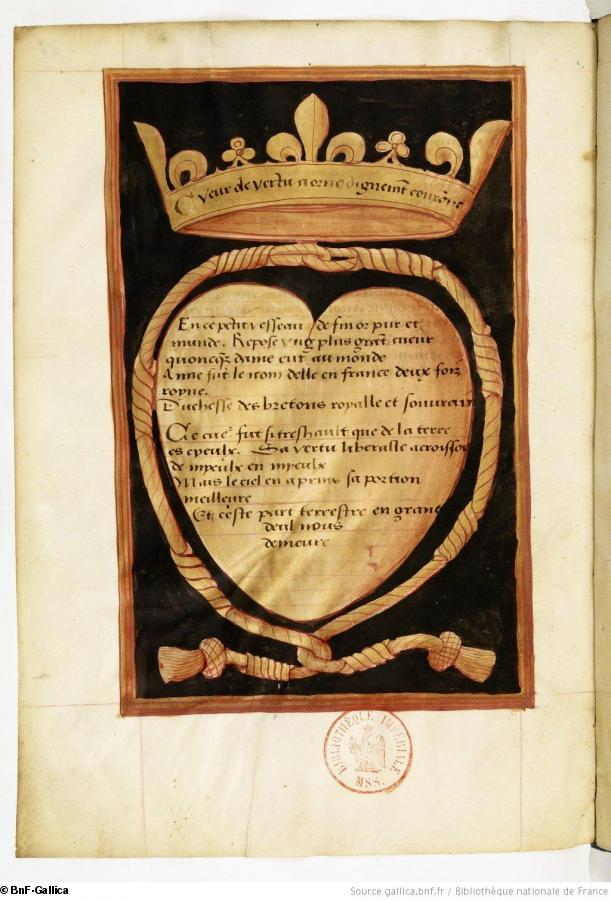 11-BnF, ms 23926, folio 74. Copie du manuscrit de Choque sur les funérailles de la reine.