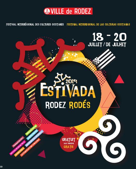 Affiche Festival Estivada Rodez