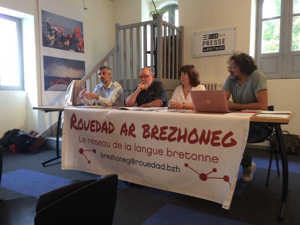 Conférence de presse à Rennes le 28 août 2019