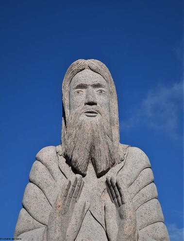 Statue Saint Conwoïon - Denis Matériaux