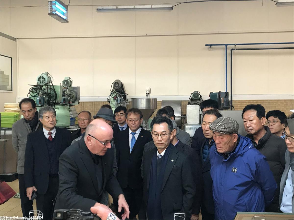 C’est à la conserverie La Quiberonnaise, qu’une délégation officielle coréenne était reçue ce lundi après-midi.