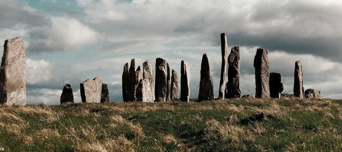 Un des trois cromlechs de Callandish sur l’île de Lewis dans les Hébrides écossaises.